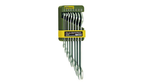 Proxxon SlimLine-Doppelmaulschlüsselsatz, 8-teilig, 6–22 mm 23800 – Herstellerabbildung