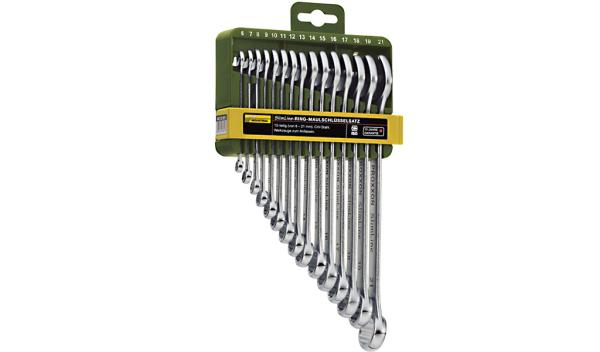 Proxxon SlimLine-Ring-Maulschlüsselsatz, 15-teilig 23821 – Herstellerabbildung