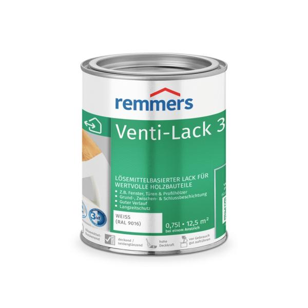 Remmers Venti-Lack 3in1 – weiß (RAL 9016) – 0,75 l