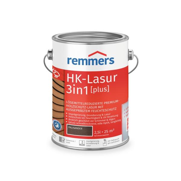 Remmers HK-Lasur 3in1 [plus] – Palisander – 2,5 l