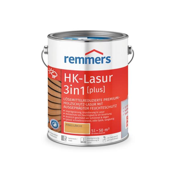 Remmers HK-Lasur 3in1 [plus] – Pinie/Lärche – 5 l