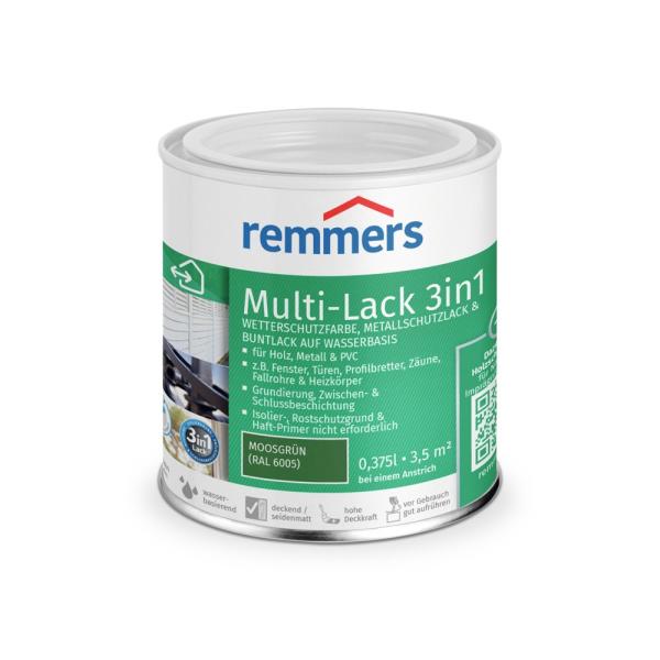 Remmers Multi-Lack 3in1 – moosgrün (RAL 6005) – 0,375 l