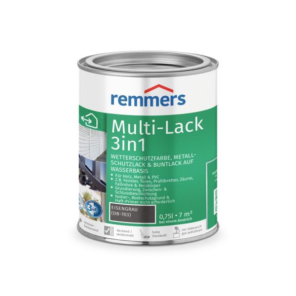 Remmers Multi-Lack 3in1 – eisengrau (DB-703) – 0,75 l