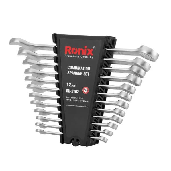 Ronix Ring-Maulschlüssel-Satz, 12-teilig RH-2102 – Produktansicht