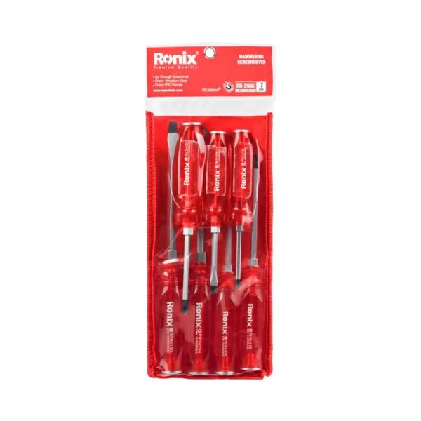 Ronix Schlagfester Schraubendreher-Satz, 7-teilig RH-2906 – Produktansicht