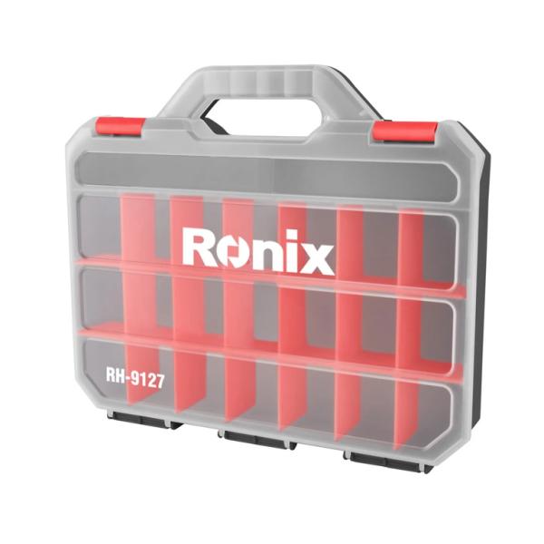 Ronix Kleinteile-Organizer, 6 × 32 × 38 cm RH-9127 – Produktansicht