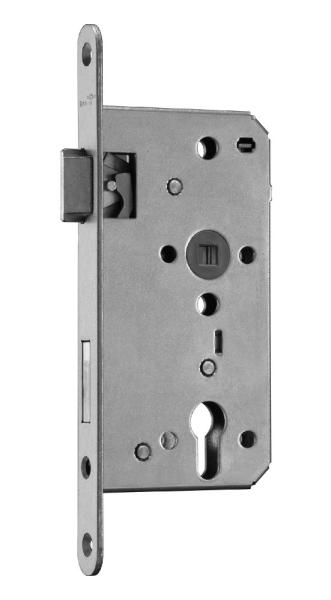 BMH Einsteckschloss 3-PZW, 65/72/8 mm, Stulp 20 mm, DIN rechts – Typabbildung: Maße, DIN-Richtung und Ausführung gemäß Artikelbeschreibung.